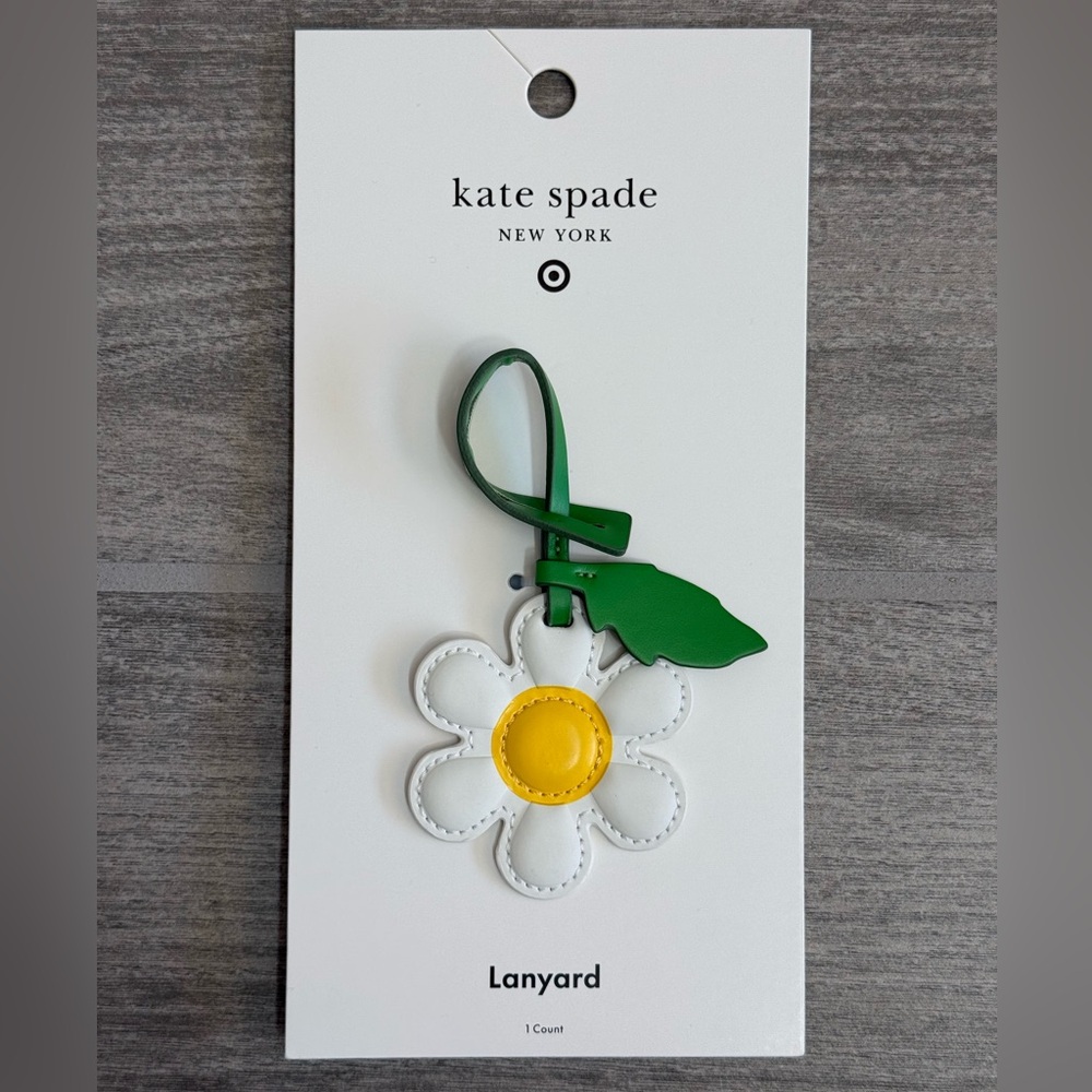 NWT Daisy Bag Charm Keychain - kate spade new york x Target White